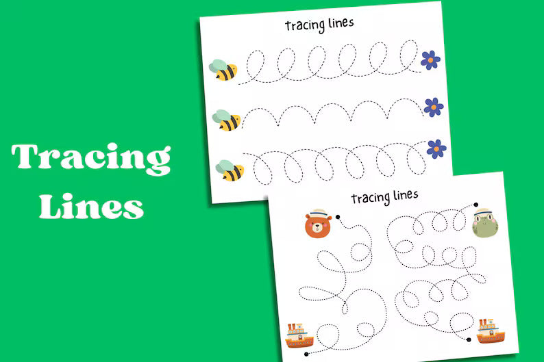 LittleBloomNest™ 550+ Page Preschool & Pre-K Learning Bundle | Alphabet, Math,Tracing & More