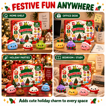 LittleBloomNest™ Dumpling Surprise Advent Calendar — 24 Days of Squishy Fun