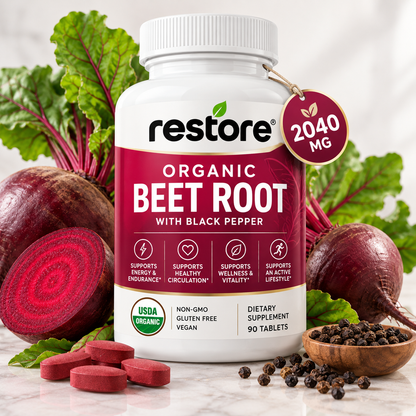 RESTORE®  Organic Beet Root + Black Pepper