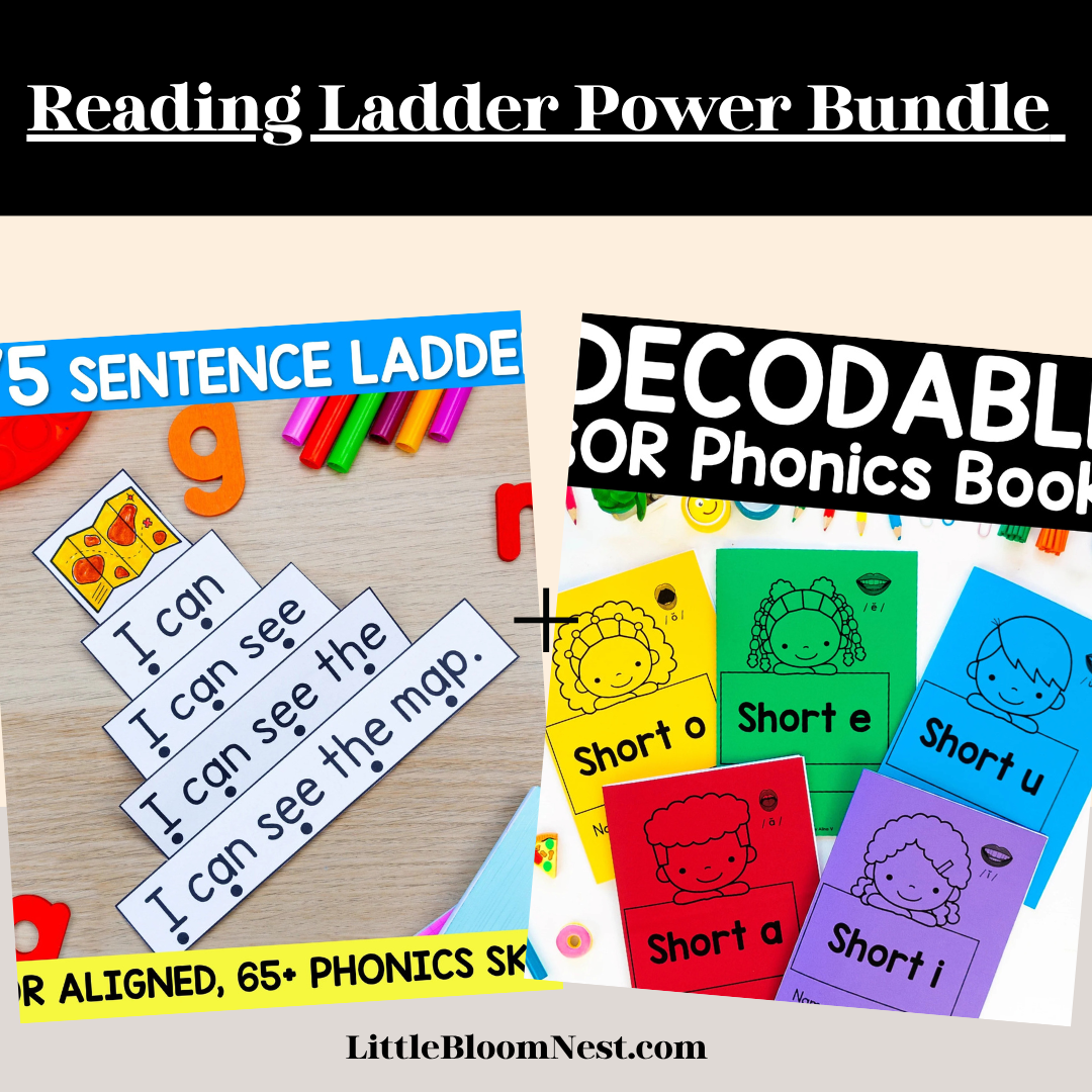 LittleBloomNest™Reading Ladder Power Pack: Word + Sentence Fluency Bundle