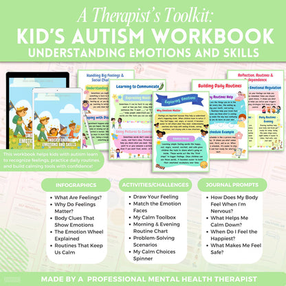 Little Bloom Nest™ Kids Autism Mega Bundle Workbook