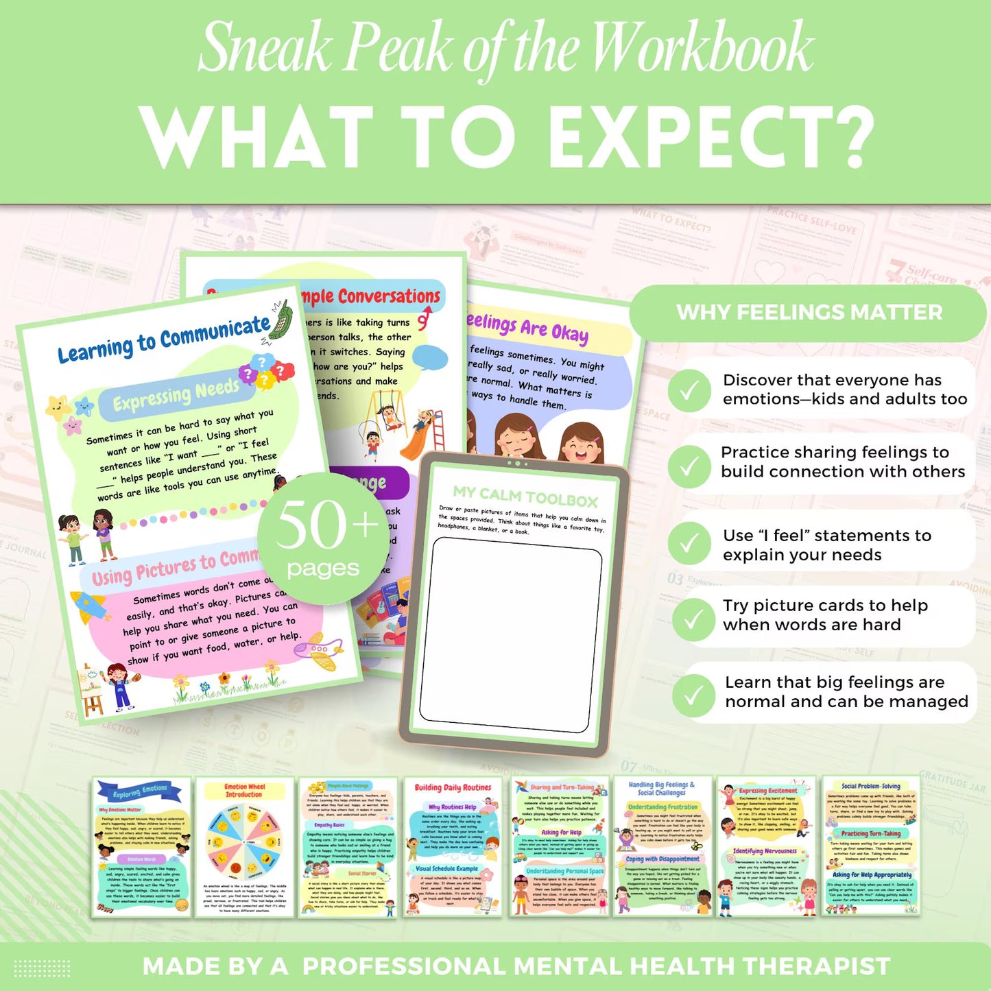 Little Bloom Nest™ Kids Autism Mega Bundle Workbook