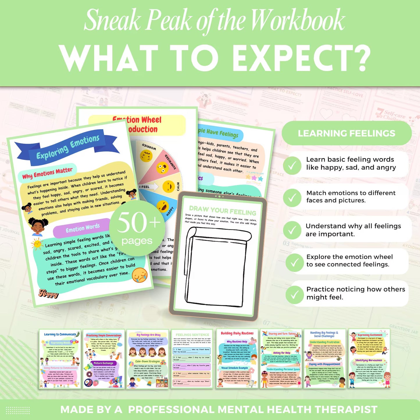 Little Bloom Nest™ Kids Autism Mega Bundle Workbook