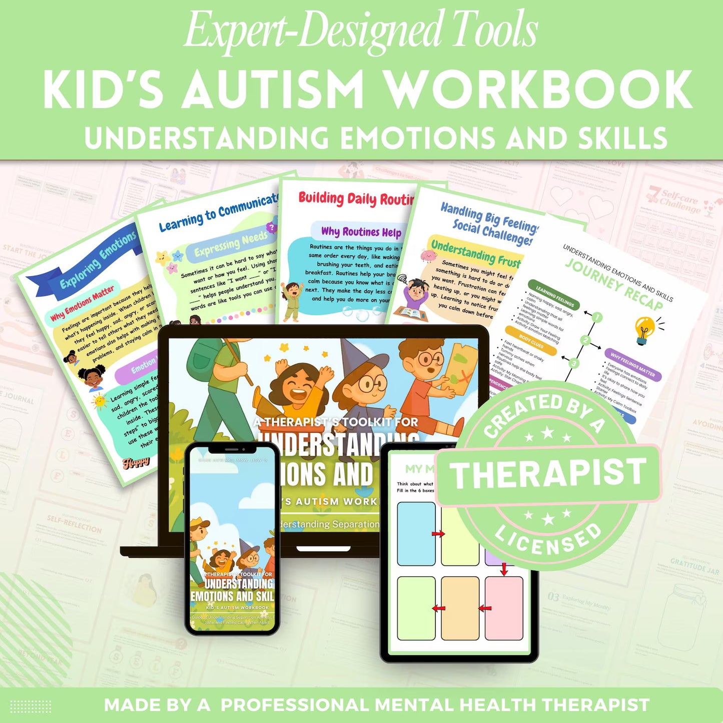 Little Bloom Nest™ Kids Autism Mega Bundle Workbook