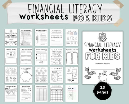 Little Bloom Nest™ Kids Financial Literacy Workbook