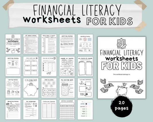 Little Bloom Nest™ Kids Financial Literacy Workbook