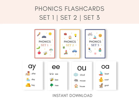 LittleBloomNest™ Phonics Reading Workbook  for Kids (Ages 3–8) | Fun, Easy & Printable Learning