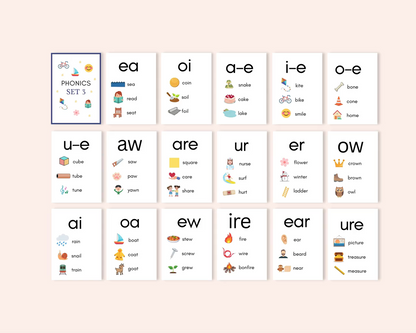 LittleBloomNest™ Phonics Reading Workbook  for Kids (Ages 3–8) | Fun, Easy & Printable Learning