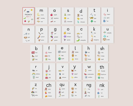 LittleBloomNest™ Phonics Reading Workbook  for Kids (Ages 3–8) | Fun, Easy & Printable Learning